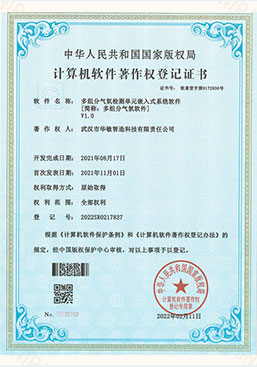 多組分氣氛檢測單元嵌入式系統軟件V1.0